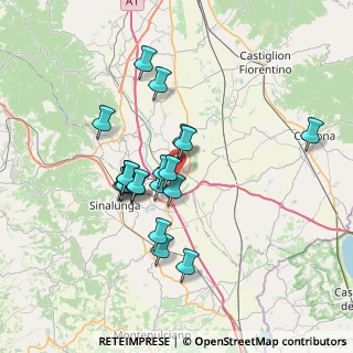 Mappa Via Prato Marino, 52045 Foiano della Chiana AR, Italia (6.204)