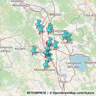 Mappa Via Prato Marino, 52045 Foiano della Chiana AR, Italia (9.99429)