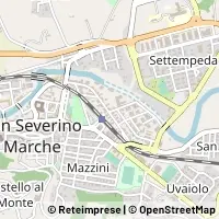 Map San Severino Marche