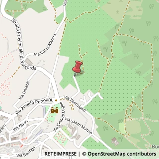 Mappa Via Zoccolanti, 12, 06023 Gualdo Tadino, Perugia (Umbria)