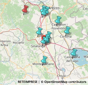 Mappa Via Cassia, 52045 Foiano della Chiana AR, Italia (13.07308)