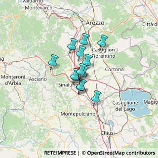 Mappa Via Cassia, 52045 Foiano della Chiana AR, Italia (8.04077)