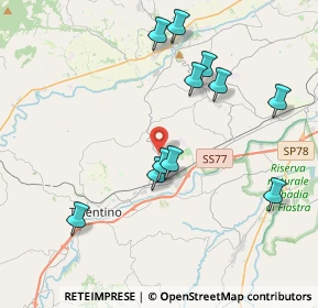 Mappa Strada Provinciale Gioacchino Murat, 62029 Tolentino MC, Italia (4.09364)