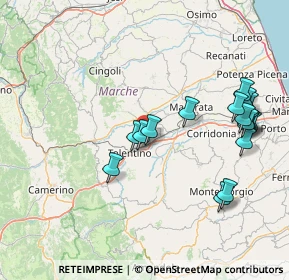 Mappa Strada Provinciale Gioacchino Murat, 62029 Tolentino MC, Italia (17.30294)