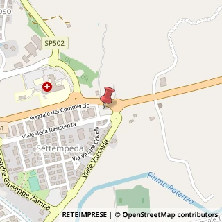 Mappa Piazzale Del Commercio, 34, 62027 San Severino Marche, Macerata (Marche)