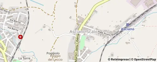Mappa Asciano