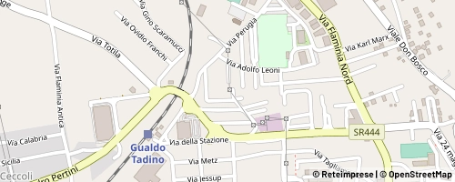 Mappa Gualdo Tadino