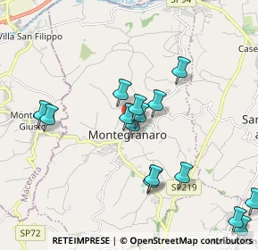 Mappa Via Lazio, 63812 Montegranaro FM, Italia (2.24188)