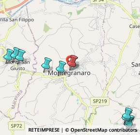 Mappa Via Lazio, 63812 Montegranaro FM, Italia (2.86455)