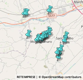 Mappa Via Lazio, 63812 Montegranaro FM, Italia (2.714)