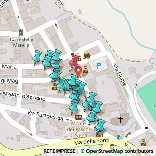 Mappa Piazza Giuseppe Garibaldi, 53041 Asciano SI, Italia (0.05385)