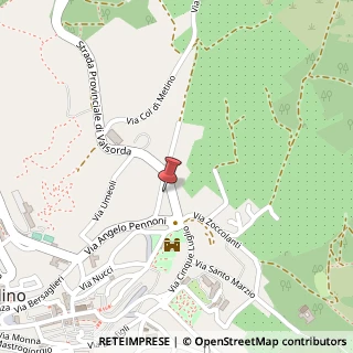 Mappa Via Fr? Paolo da Gualdo, 17, 06023 Gualdo Tadino, Perugia (Umbria)