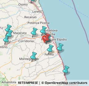 Mappa Via Montegranarese, 63811 Sant'Elpidio a Mare FM, Italia (16.38917)