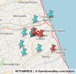 Mappa Via Montegranarese, 63811 Sant'Elpidio a Mare FM, Italia (5.66583)