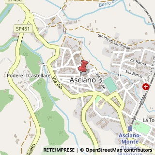 Mappa Corso Giacomo Matteotti,  59, 53041 Asciano, Siena (Toscana)
