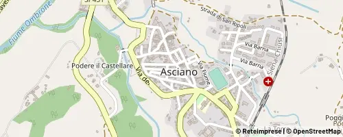 Mappa Asciano