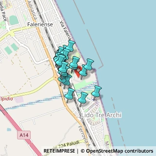 Mappa Via Ravenna, 63821 Porto Sant'Elpidio FM, Italia (0.3)