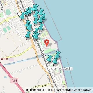 Mappa Via Ravenna, 63821 Porto Sant'Elpidio FM, Italia (0.589)