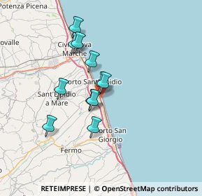 Mappa Via Ravenna, 63821 Porto Sant'Elpidio FM, Italia (5.69636)