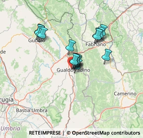 Mappa Via Giordano Bruno, 06023 Gualdo Tadino PG, Italia (10.78)