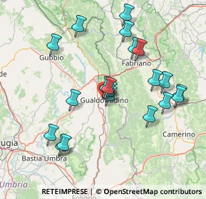 Mappa Via Scranton, 06023 Gualdo Tadino PG, Italia (15.723)