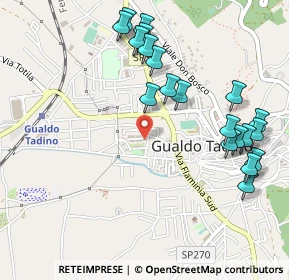 Mappa Via Scranton, 06023 Gualdo Tadino PG, Italia (0.594)