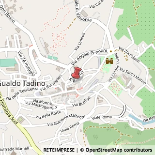 Mappa Piazza Giuseppe Garibaldi, 11, 06023 Gualdo Tadino, Perugia (Umbria)