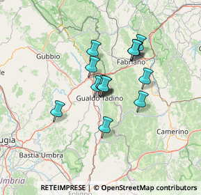 Mappa Via Bersaglieri, 06023 Gualdo Tadino PG, Italia (10.03929)