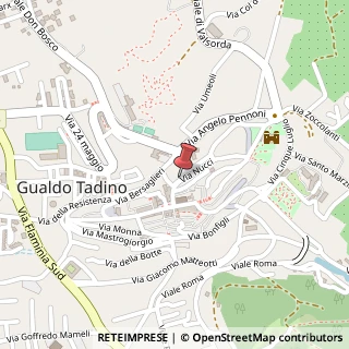Mappa Via calai roberto 25, 06023 Gualdo Tadino, Perugia (Umbria)