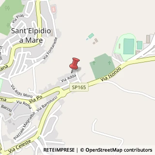 Mappa Via Adige, 35, 63813 Sant'Elpidio a Mare, Fermo (Marche)