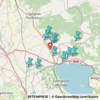 Mappa Ossaia, 52044 Cortona AR, Italia (5.94727)