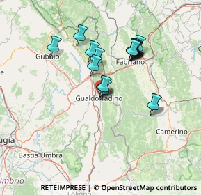 Mappa Via Giuseppe Discepoli, 06023 Gualdo Tadino PG, Italia (12.43389)