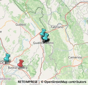 Mappa Via Giuseppe Discepoli, 06023 Gualdo Tadino PG, Italia (8.93273)