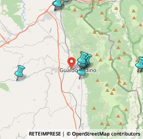 Mappa 06023 Gualdo Tadino PG, Italia (4.37545)