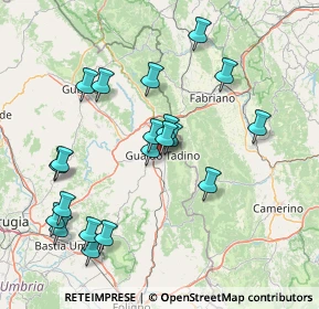 Mappa 06023 Gualdo Tadino PG, Italia (16.3505)