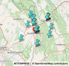 Mappa 06023 Gualdo Tadino PG, Italia (10.718)