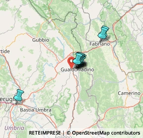 Mappa Via Aldo Moro, 06023 Gualdo Tadino PG, Italia (7.69182)