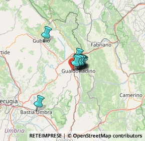 Mappa Via Aldo Moro, 06023 Gualdo Tadino PG, Italia (5.78727)