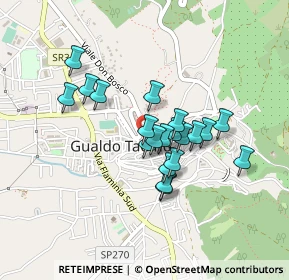 Mappa Piazza Beato Angelo, 06023 Gualdo Tadino PG, Italia (0.3465)