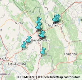 Mappa Piazza Beato Angelo, 06023 Gualdo Tadino PG, Italia (10.15429)