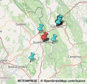 Mappa Piazza Beato Angelo, 06023 Gualdo Tadino PG, Italia (11.644)