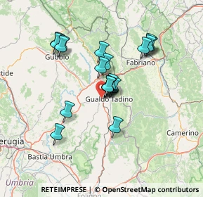 Mappa V.le Aldo Moro, 06023 Gualdo Tadino PG, Italia (11.7985)