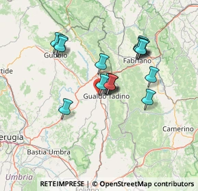 Mappa V.le Aldo Moro, 06023 Gualdo Tadino PG, Italia (12.08824)