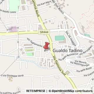 Mappa Via Flaminia Sud Km.188,500, 06023 Gualdo Tadino PG, Italia, 06023 Gualdo Tadino, Perugia (Umbria)