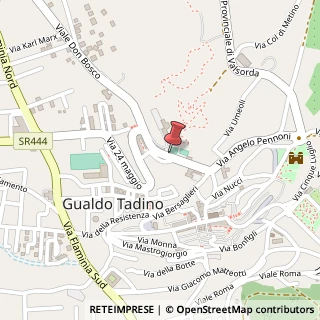 Mappa Viale Don Bosco, n.58, 06023 Gualdo Tadino, Perugia (Umbria)