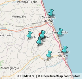 Mappa Via Alcide De Gasperi, 63811 Sant'Elpidio a mare FM, Italia (5.05545)