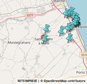 Mappa Via Campanella, 63811 Sant'Elpidio a Mare FM, Italia (5.457)