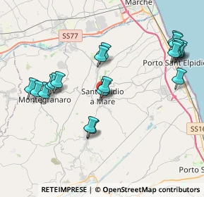 Mappa Via Campanella, 63811 Sant'Elpidio a Mare FM, Italia (4.547)