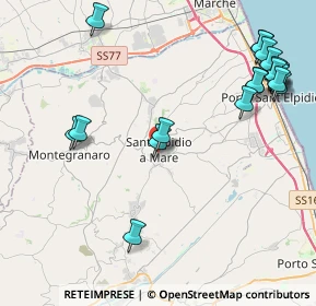 Mappa Via Campanella, 63811 Sant'Elpidio a Mare FM, Italia (5.421)