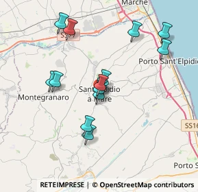 Mappa Via Campanella, 63811 Sant'Elpidio a Mare FM, Italia (3.53)
